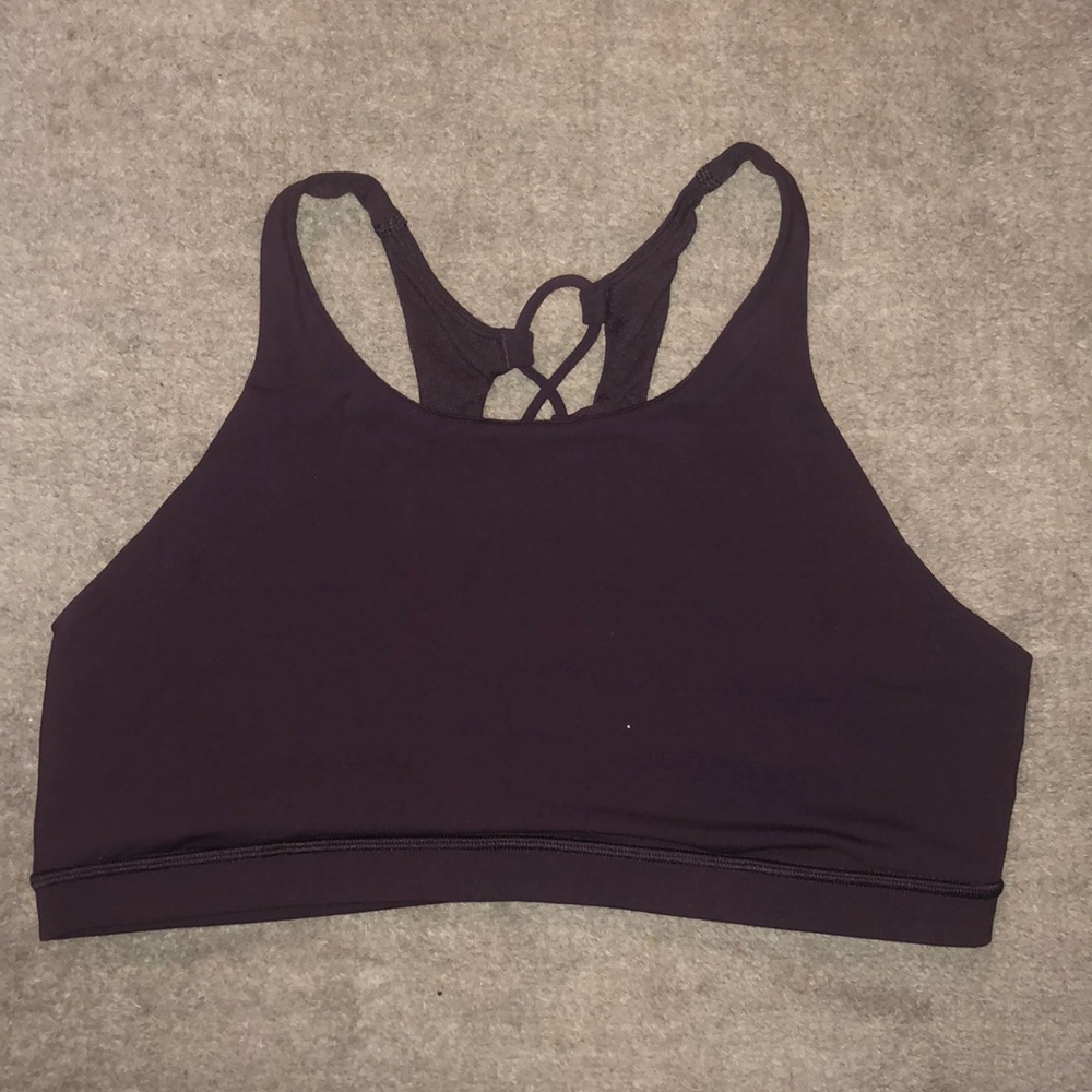 Dark Purple LULULEMON sports bra